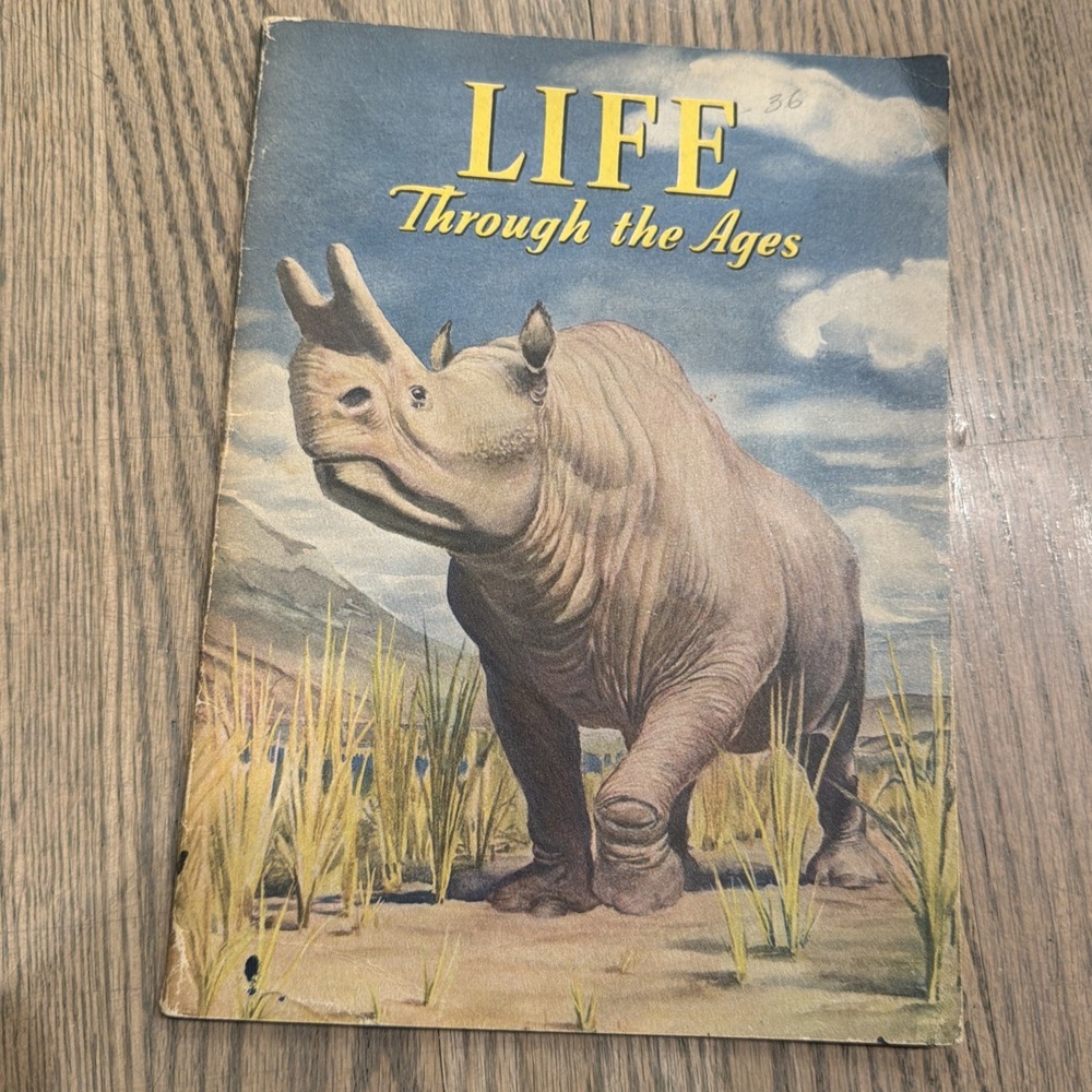 Life Through The Ages Bertha Morris 1956 1st Edition Vtg Educational Book Rare